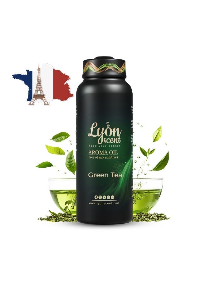 Lyon Scent Aroma Oil, 100% Pure Oil, Perfume for Air Freshener, Diffuser Aroma, Fragrance Oil, Air Freshener Oil refill, Essential Scented Oil, Luxurious Scent (GREEN TEA) - Image 1